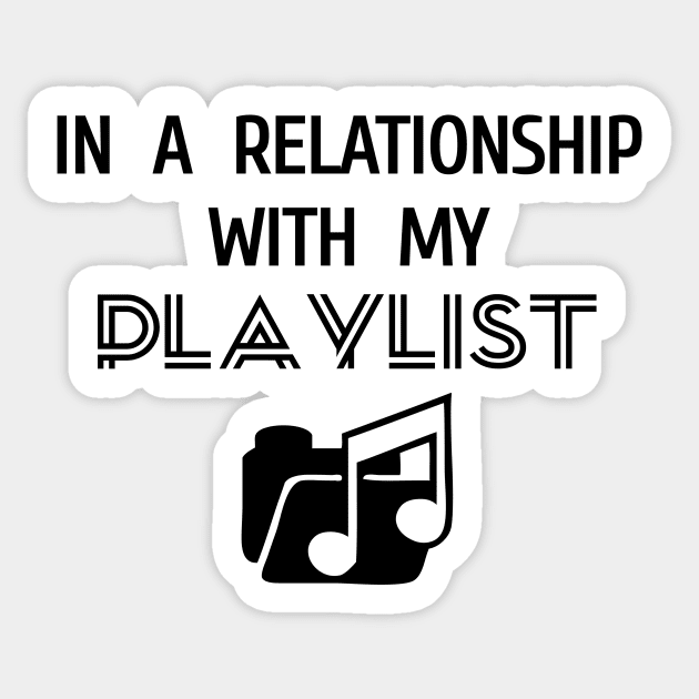 Playlist Passion: A Digital Love Affair Sticker by Salaar Design Hub